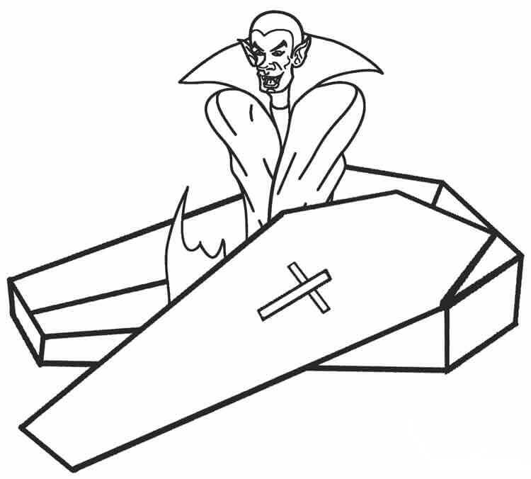 Vampire Coloring Pages PDF