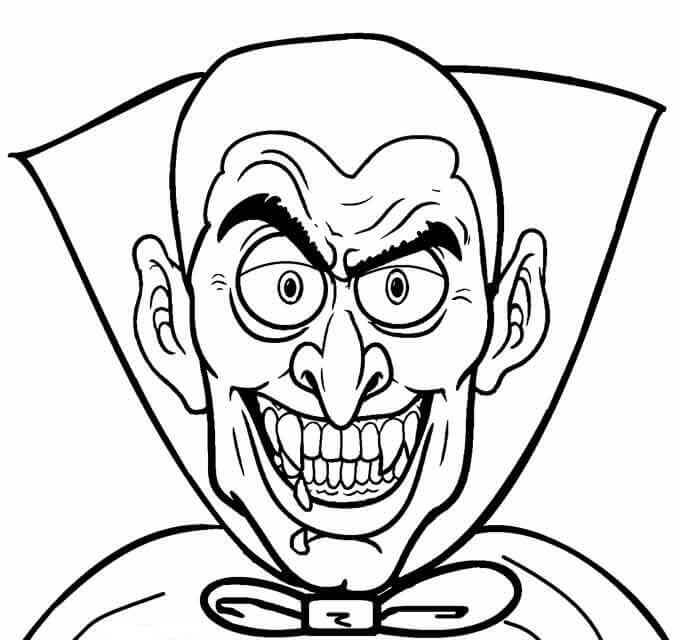 30 Free Printable Vampire Coloring Pages