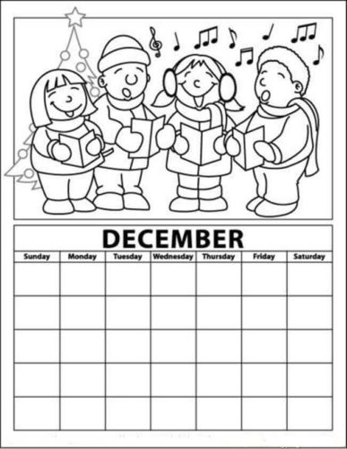 20 Free Christmas Advent Coloring Pages To Print