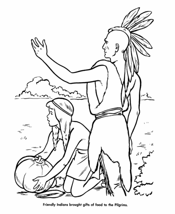 30 Free Printable Native American Coloring Pages