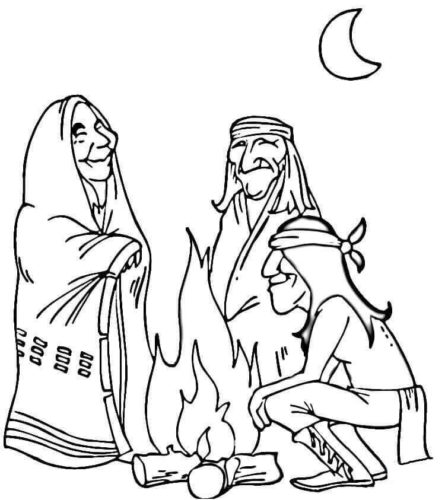 American Indians Coloring Pages To Print