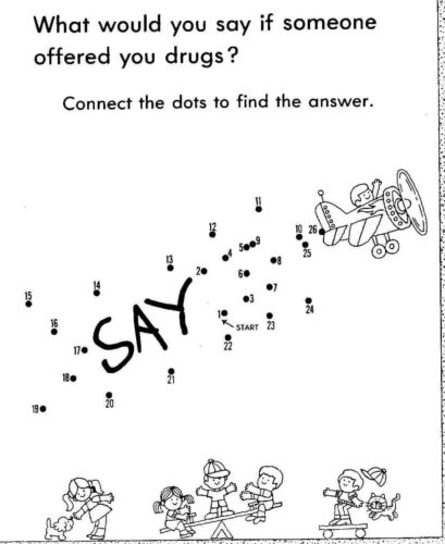 Anti Drug Coloring Pages
