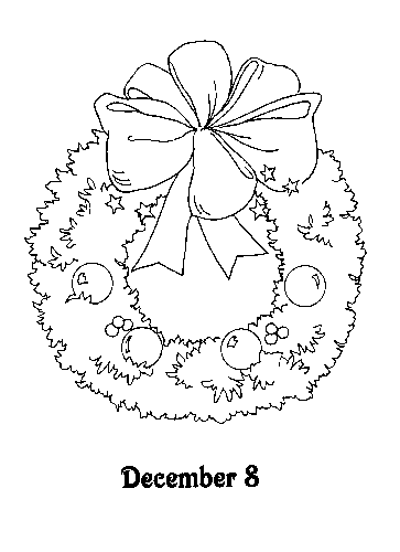 Christmas Advent Coloring Sheets Printable