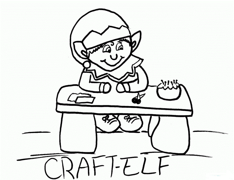 30 Free Printable Elf On The Shelf Coloring Pages
