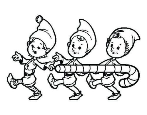 Elf On The Shelf Coloring Pictures Printable