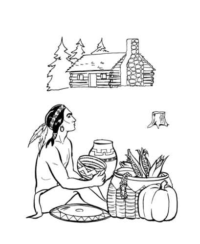 Free Native Americans Coloring Pages