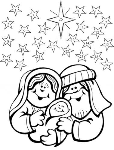 Free Printable Advent Coloring Sheets