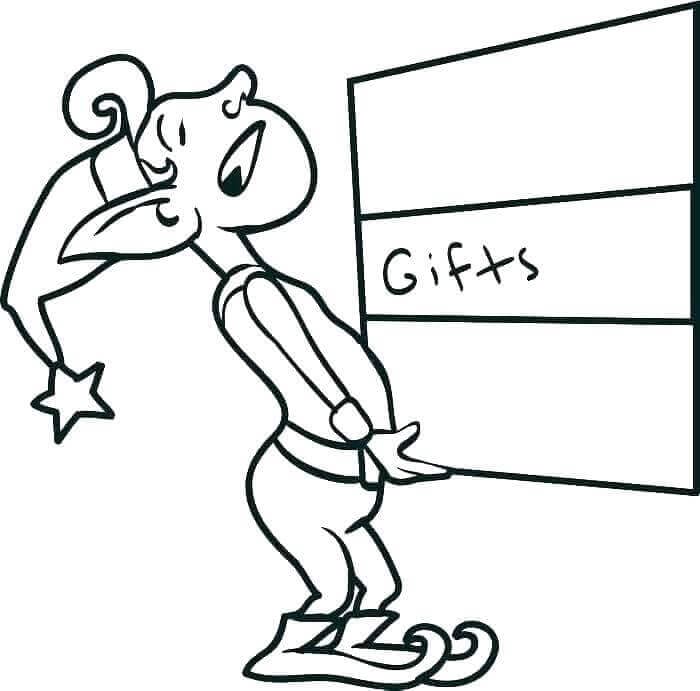 30 Free Printable Elf On The Shelf Coloring Pages