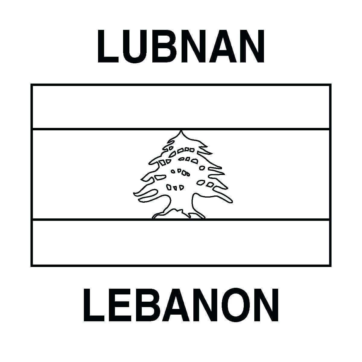 Lebanon Independence Day Coloring Pages