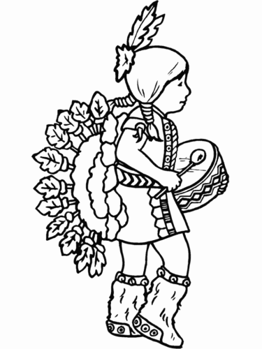 Native American Coloring Pages Free