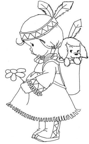 Native American Coloring Pictures Printable
