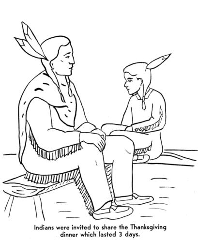 Native Americans Coloring Pages