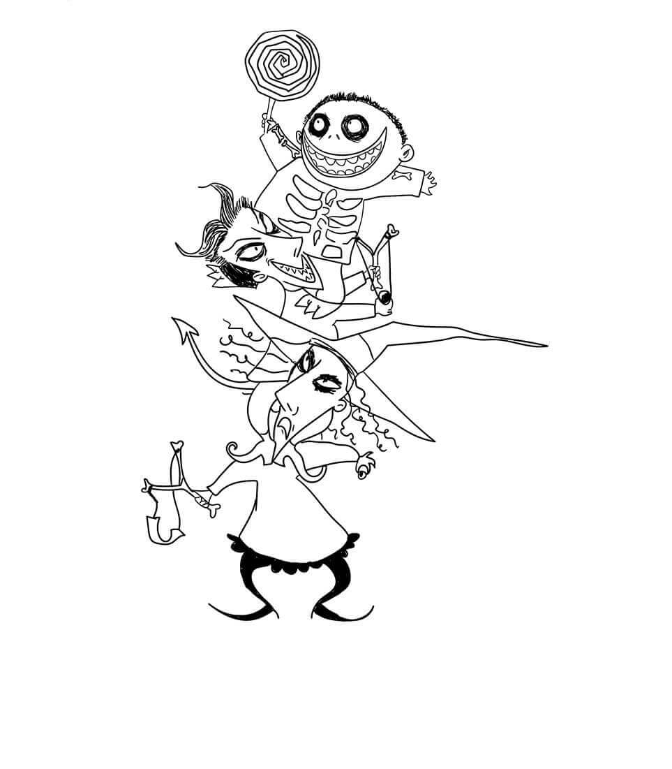 Nightmare Before Christmas Coloring