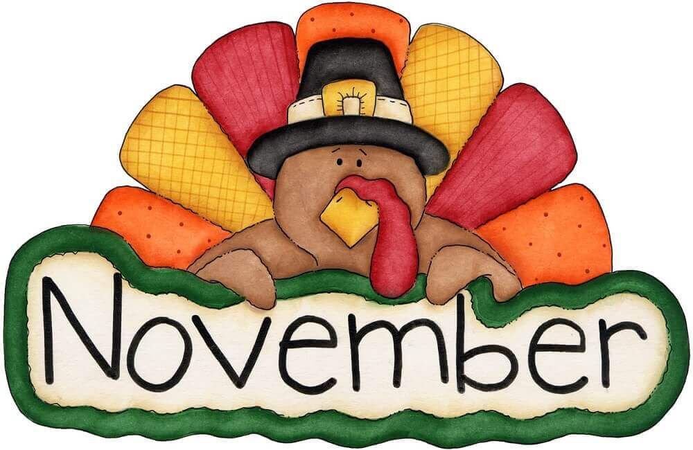 November Clipart