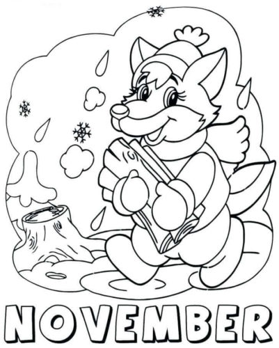 November Coloring Images Printable