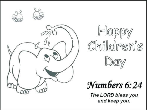 November Coloring Pages Childrens Day