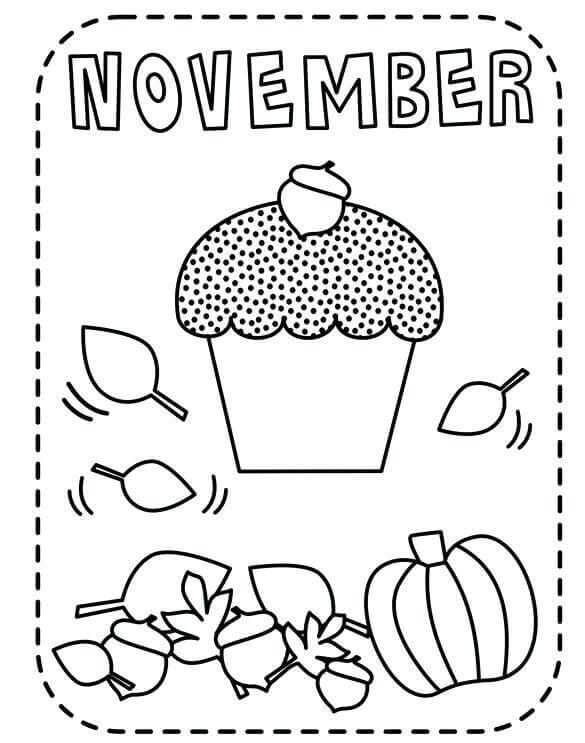 November Coloring Sheets
