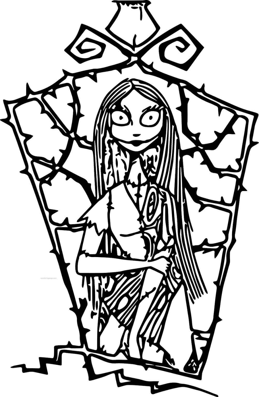 20 Free The Nightmare Before Christmas Coloring Pages To Print