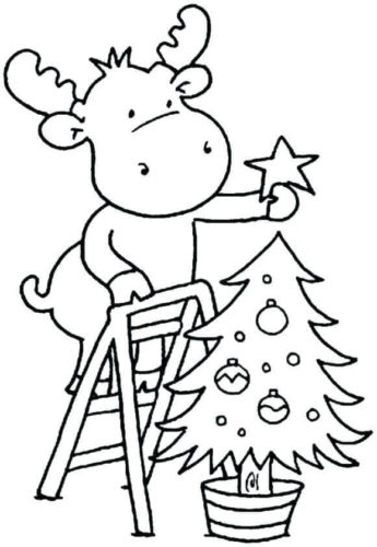 Christmas Coloring Pictures For Preschoolers