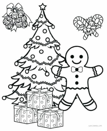 Christmas Ornaments Coloring Pages Printable