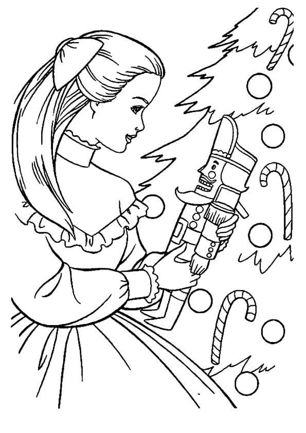 Clara From The Nutcracker Coloring Pages