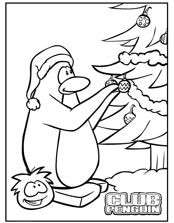 Club Penguin Coloring Pages Club Penguin Coloring Pages