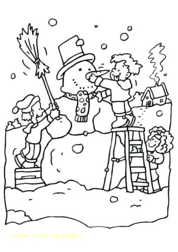 Free Printable Snowman Coloring Sheets