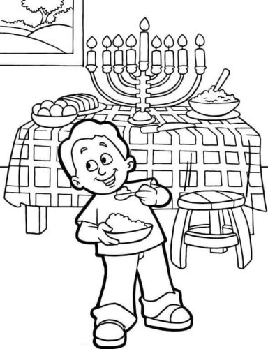 Hanukkah Coloring Book