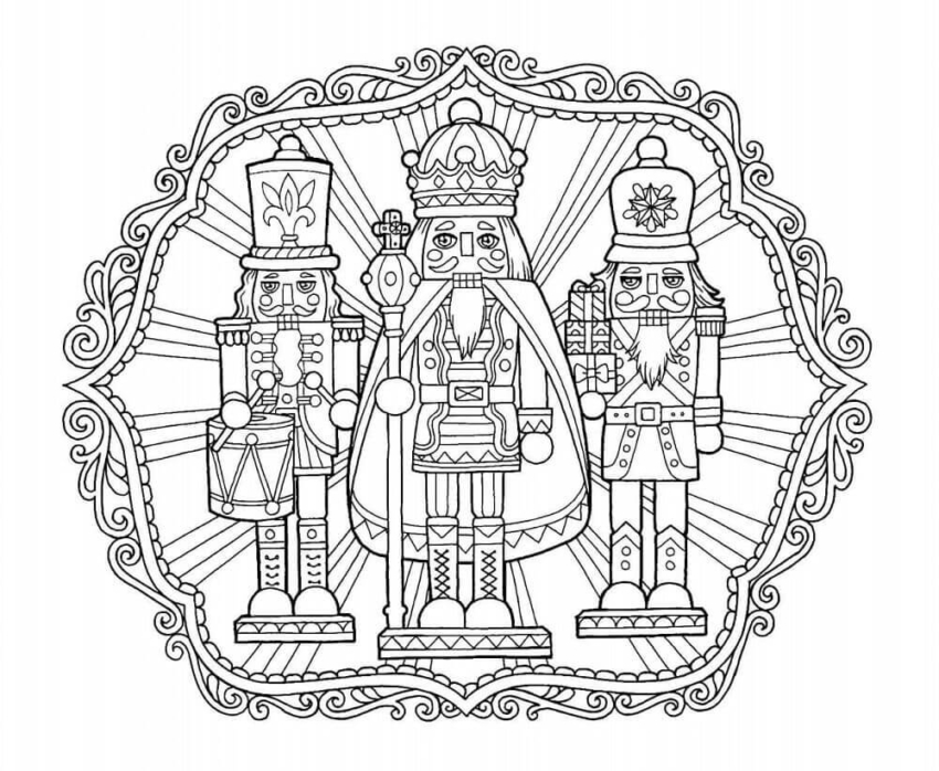 25 Free Nutcracker Coloring Pages Printable
