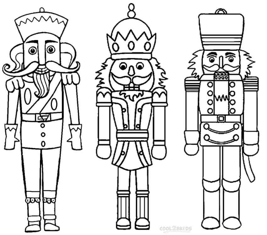 25 Free Nutcracker Coloring Pages Printable