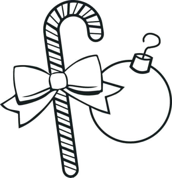 Free Christmas Ornaments Coloring Pages Printable