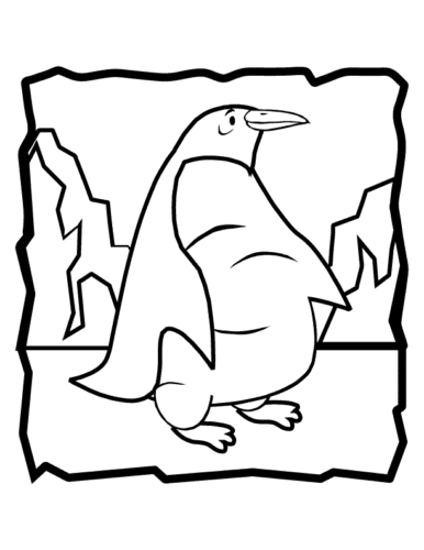 Penguin Coloring Pages For Kids