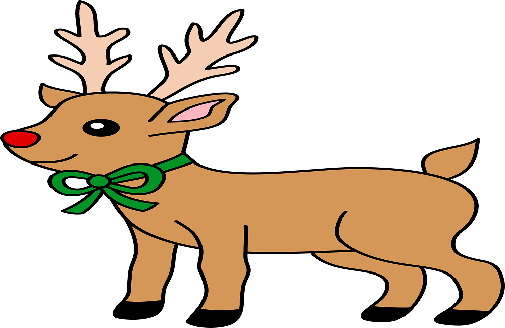 30 Free Reindeer Coloring Pages Printable