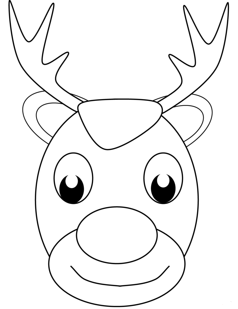 30 Free Reindeer Coloring Pages Printable ScribbleFun