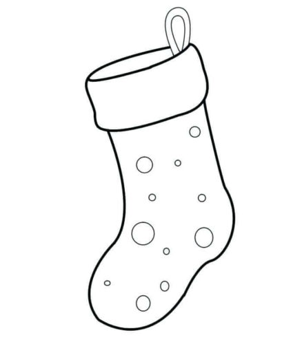 Simple Christmas Coloring Pages For Preschoolers