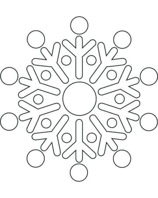 Free Snowflakes Coloring Pages Printable