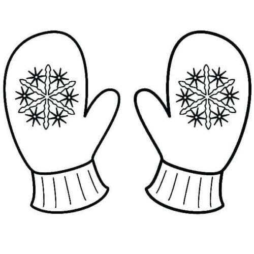 Snowflake Coloring Pages For Kindergarten