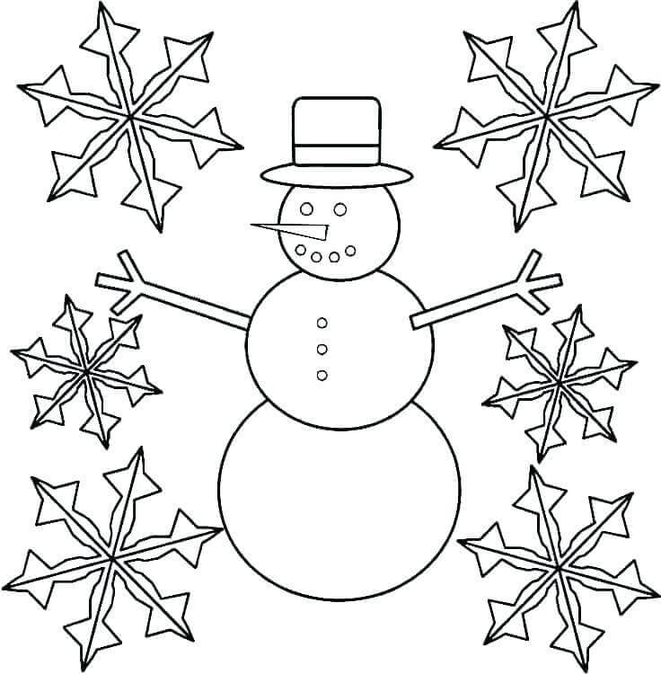 Free Snowflakes Coloring Pages Printable