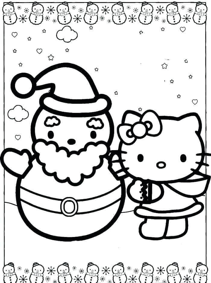 Snowman Coloring Pictures To Print
