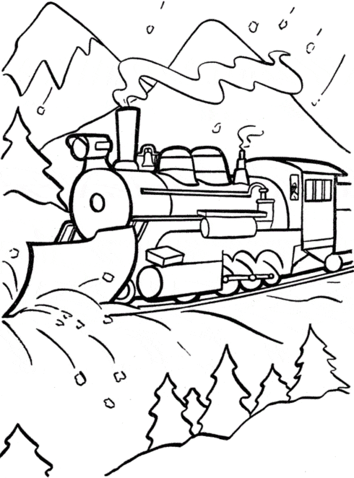 The Polar Express Coloring Pages Printable