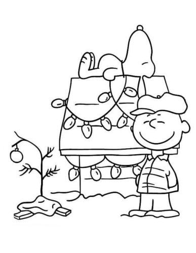 A Charlie Brown Christmas Coloring Book