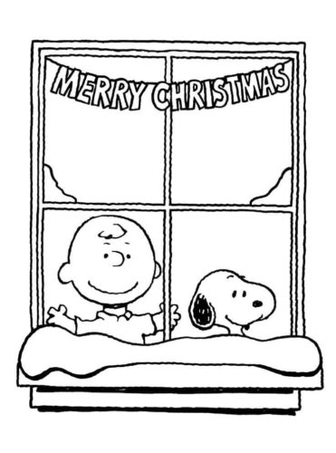 A Charlie Brown Christmas Coloring Pages PDF