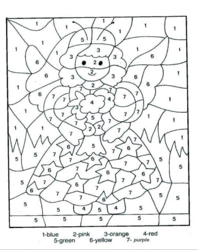 Free Printable Christmas Color By Number Printables For Adults Free printable Coloring pages for kids