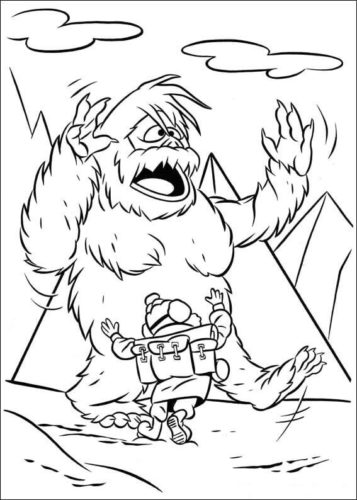 Get Rudolph Red Nosed Reindeer Coloring Page Images