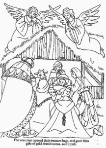 Free Printable Nativity Characters Coloring Pages Free Printable Nativity Characters Coloring Pages