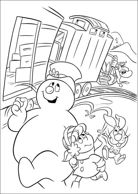 27 Free Frosty The Snowman Coloring Pages Printable