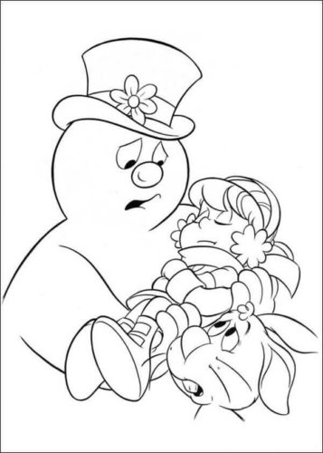 Frosty The Snowman Coloring Images