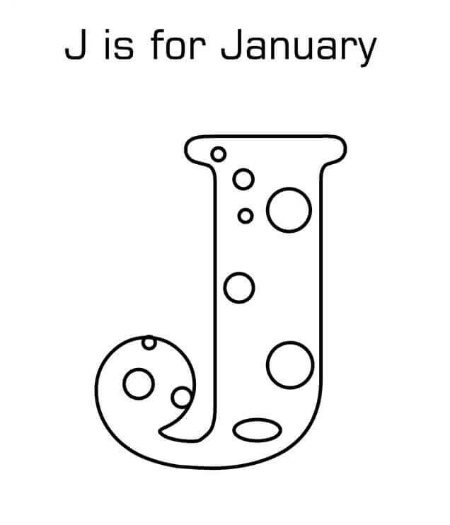 Download Free January Coloring Pages Printable