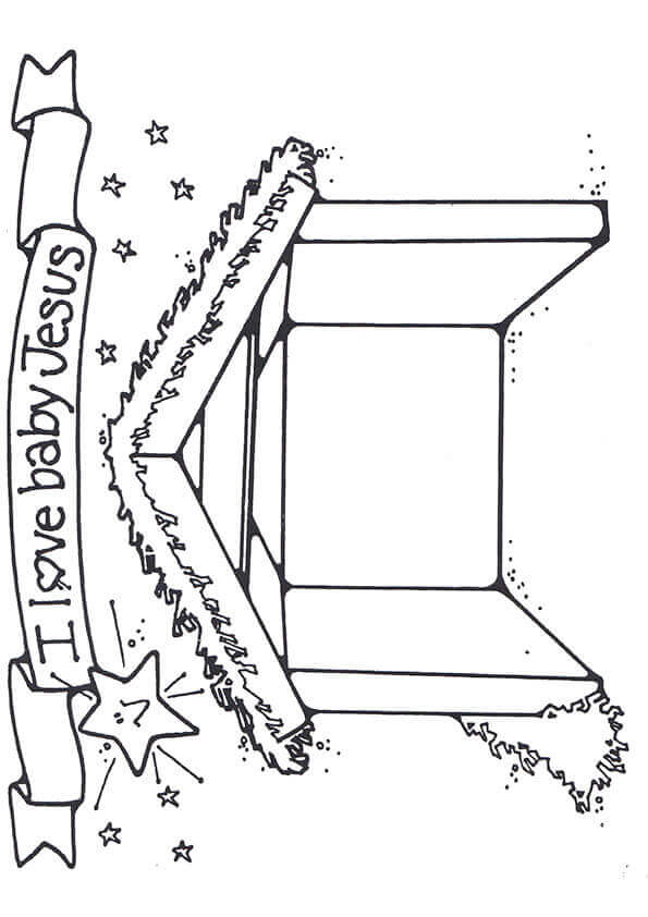 Stable Template Coloring Printable