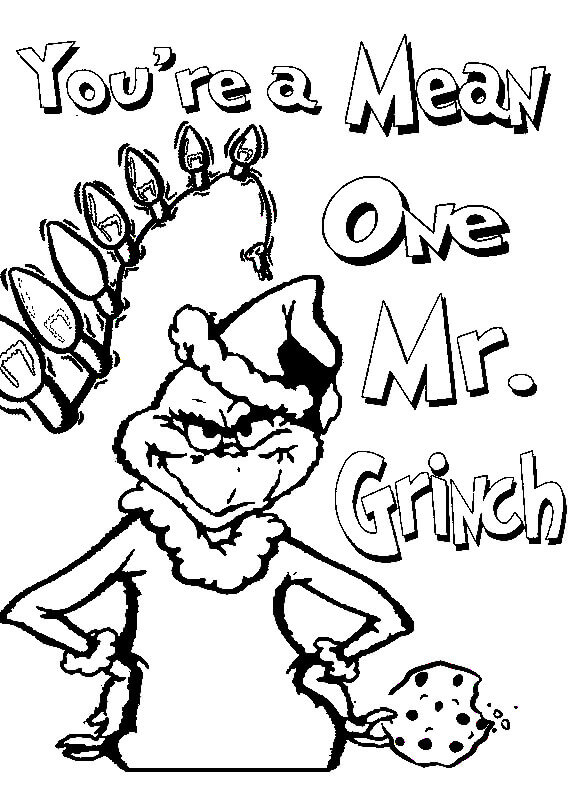 25 How The Grinch Stole Christmas Coloring Pages Printable